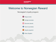 Tablet Screenshot of norwegianreward.com